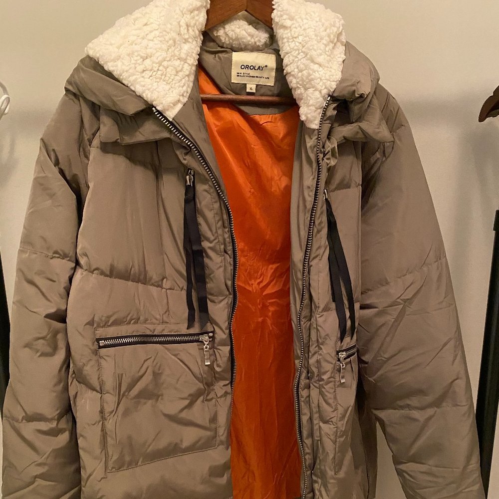 Orolay Women's Thickened Down Jacket - Size XL
